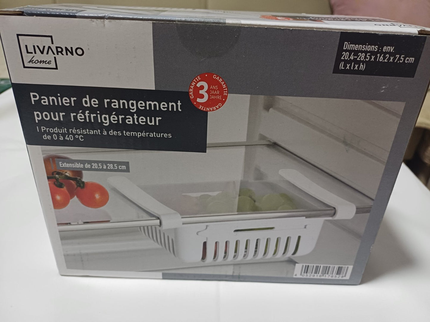 Organizer za frižider za voće i povrće
Dimenzije:20,4-28,5x16,2x7,5