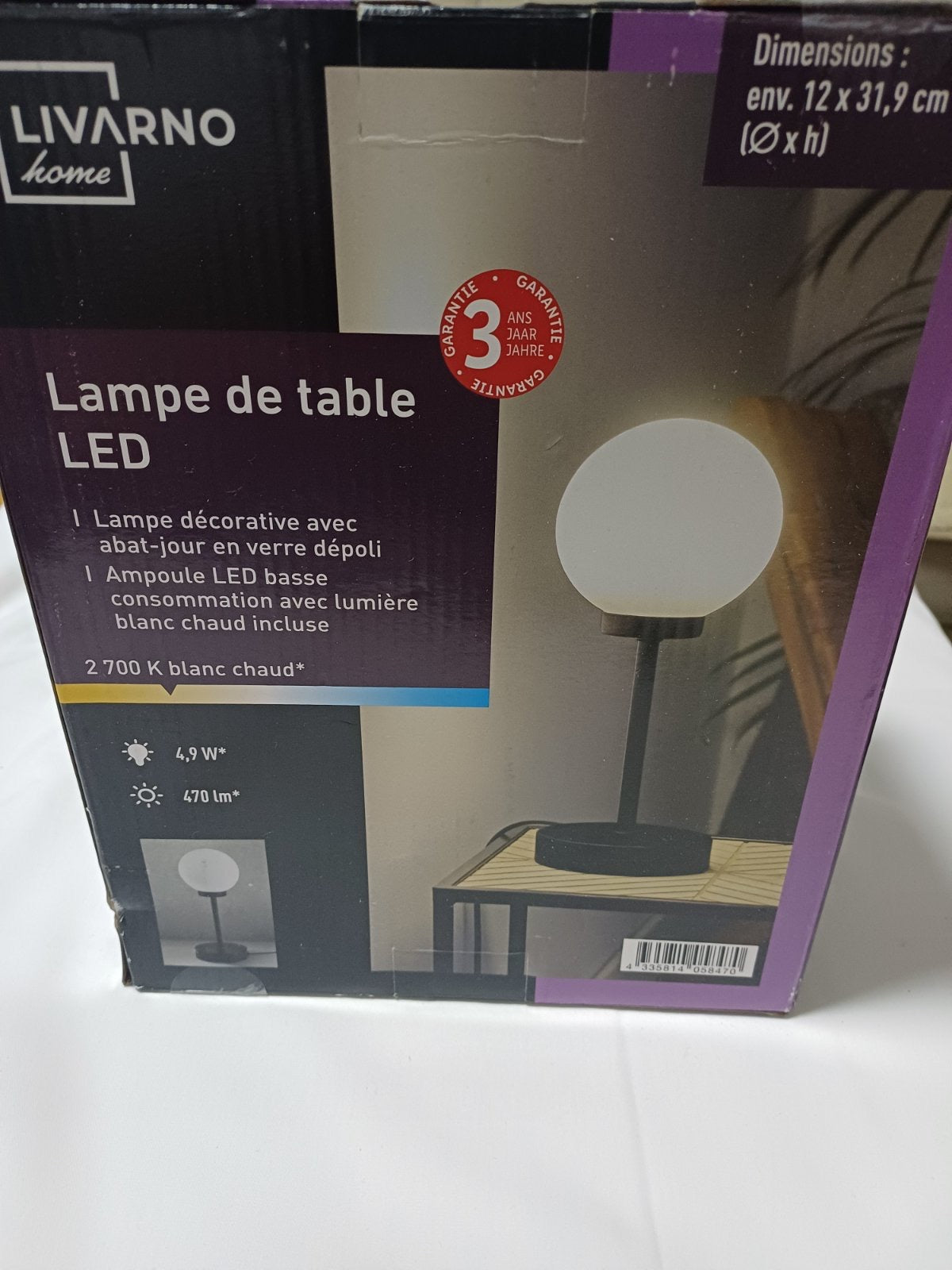 Stolna led lampa
Dimenzije:12x31.9 cm