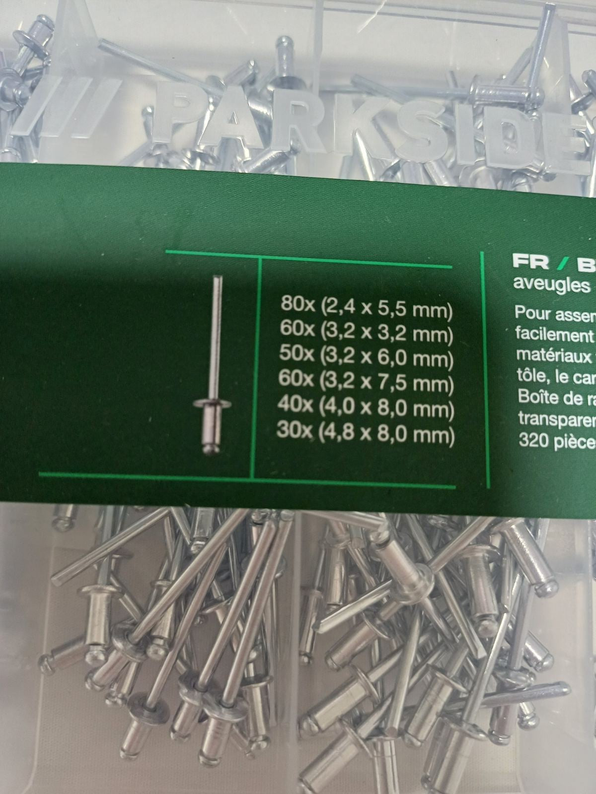 Pop nitne
Set od 320 komada
6 veličina
