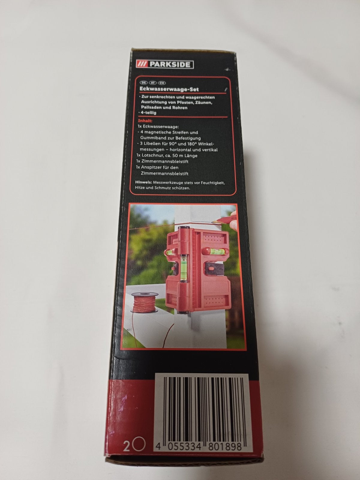 Set alata za vertikalno i horizontalno poravnavanje stubova, ograda, zidova i cijevi. Sadržaj kompleta:
1x libela za ugao
4 magnetne trake sa elastičnim trakama