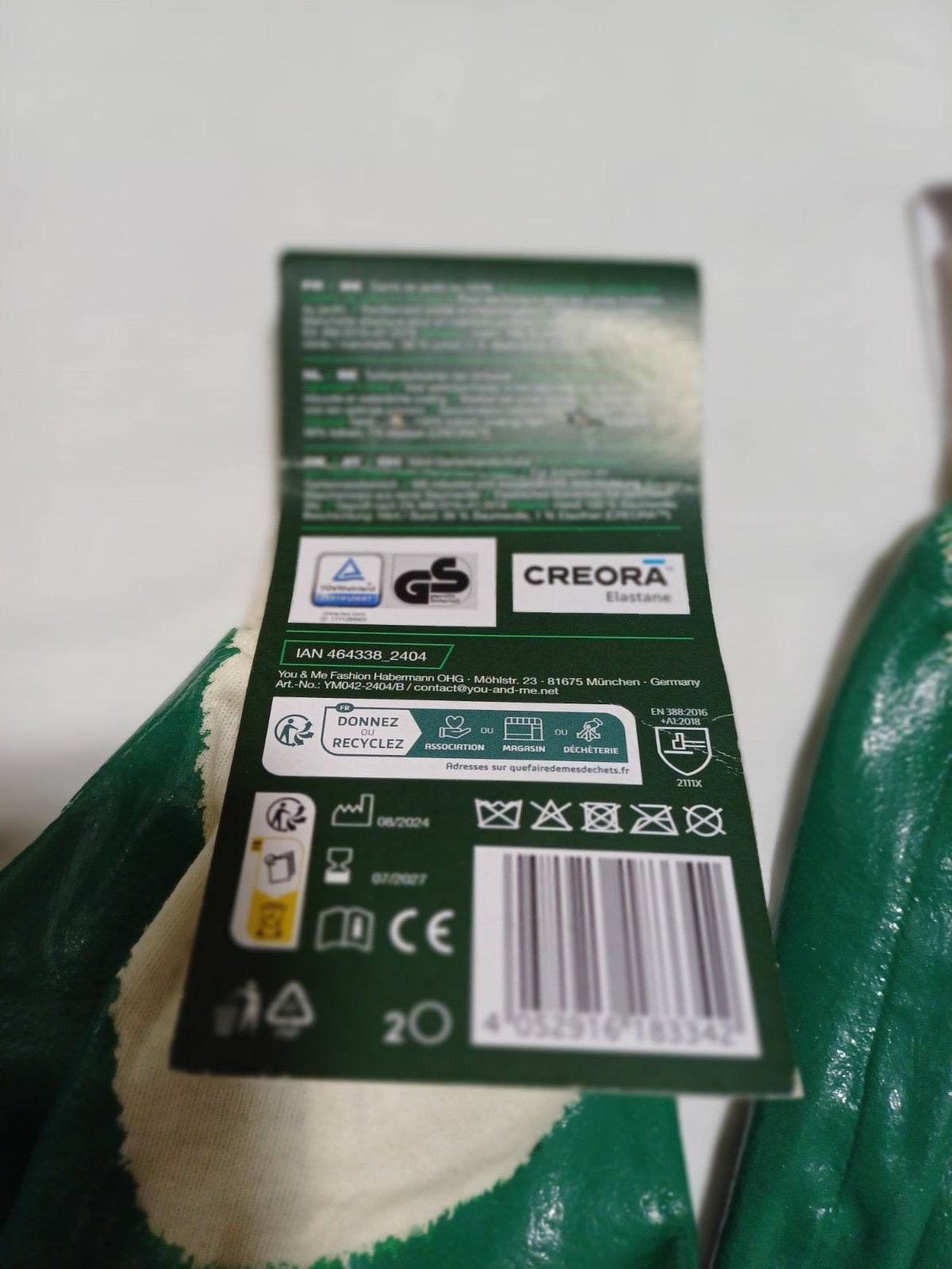 Rukavice radne
Veličina 9=3 komada
Veličina 10=2 komada