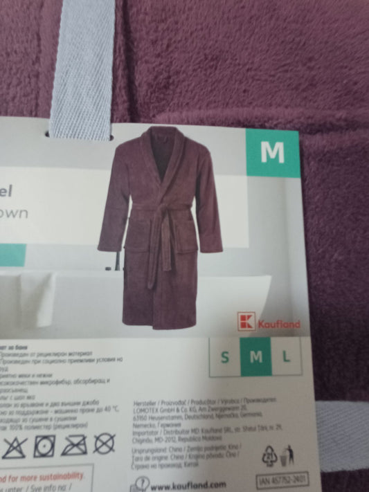 Kućni ogrtač 100% poliestersko vlakno