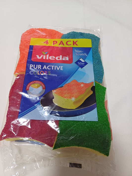 Vileda spužvice
4 komada u bojama