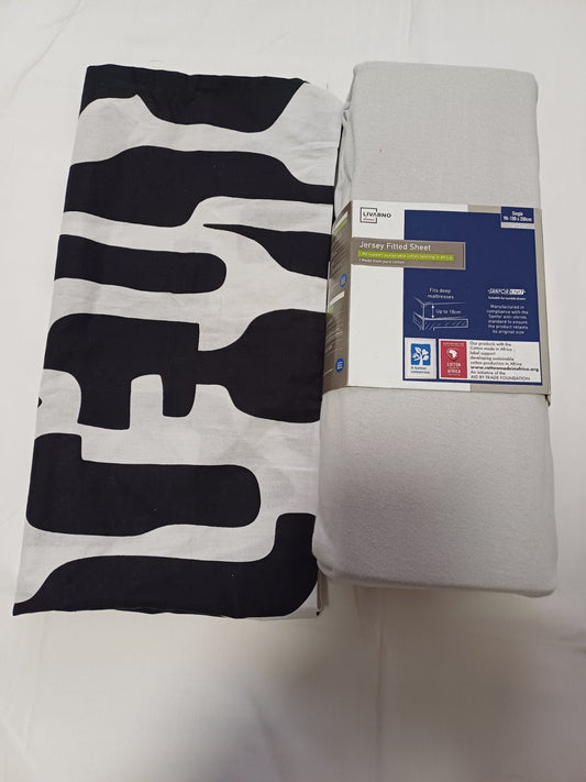 Jastučnica+plahta
Dimenzije:
Jastučnica 40x80 cm
Plahta 100x200 cm
100% pamuk